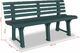 vidaXL ławka ogrodowa, 145,5 cm, plastik, zielona (43584) 5