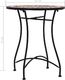 vidaXL mozaikowy stolik bistro, brązowy, 60 cm, ceramiczny (46713) 6
