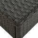 vidaXL Stolik herbaciany, czarny, 50 x 50 x 47 cm, polirattan 3