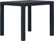 vidaXL stolik ogrodowy, 79x79x72 cm, plastik stylizowany na rattan (45602) 1
