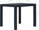 vidaXL stolik ogrodowy, 79x79x72 cm, plastik stylizowany na rattan (45602) 3
