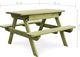vidaXL stół piknikowy z ławkami, 90x90x58 cm, impregnowana sosna FSC (45148) 7