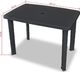 vidaXL stół ogrodowy, antracytowy, 101 x 68 x 72 cm, plastikowy (43594) 4
