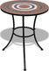 vidaXL stolik bistro, terakota i biel, 60 cm, mozaikowy (41534) 1