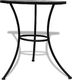 vidaXL stolik bistro, czarno-biały, 60 cm, mozaikowy (41532) 3