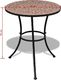 vidaXL stolik bistro, terakota, 60 cm, mozaikowy (41528) 5