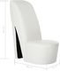 vidaXL Fotel w kształcie buta na obcasie, biały, sztuczna skóra 7