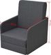 vidaXL Rozkładany fotel, ciemnoszary, tkanina 6