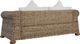 vidaXL 2-osobowa sofa z poduszkami, naturalny rattan 4