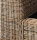 vidaXL 2-osobowa sofa z poduszkami, naturalny rattan 5