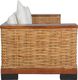 vidaXL 3-osobowa sofa z poduszkami, brązowa, naturalny rattan 5