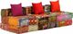 vidaXL Patchworkowa sofa modułowa, 3-osobowa 6