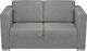 vidaXL 2 osobowa sofa tapicerowana jasnoszara 4