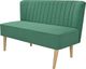 vidaXL Sofa 117x55,5x77 cm, zielony materiał 1
