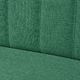 vidaXL Sofa 117x55,5x77 cm, zielony materiał 1