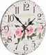 vidaXL zegar ścienny do kuchni, w stylu vintage, kwiat, 30 cm (50625) 2