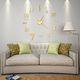 vidaXL zegar ścienny 3D, nowoczesny design, 100 cm, XXL, złoty (50640) 1