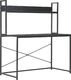 Biurko vidaXL 20253 Czarne 120 cm x 60 cm 1