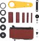 Szlifierka vidaXL Oscylacyjna szlifierka wrzecionowa i taśmowa, 450 W, niebieska 7