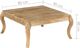 vidaXL Stolik kawowy z litego drewna mango, 80 x 80 x 40 cm 6