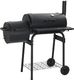 vidaXL Grill z wędzarnią węglowy 1