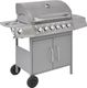 vidaXL 273794 Grill ogrodowy gazowy 13.3 kW 63.5 cm x 37.5 cm 2