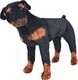 vidaXL Pluszowy rottweiler, stojący, czarno-brązowy, XXL 1