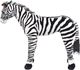 vidaXL Pluszowa zebra, stojąca, czarno-biała, XXL 2
