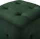 vidaXL Stoliki nocne, 2 szt., zielone, 30x30x30 cm, aksamit 3