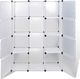 vidaXL Szafa modułowa z 9 przegrodami, 37x115x150 cm, biała 3