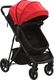 Wózek vidaXL Wózek 2w1 (gondola i spacerówka) czerwony stal 1
