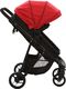Wózek vidaXL Wózek 2w1 (gondola i spacerówka) czerwony stal 3
