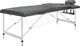 vidaXL Stół do masażu, 2 strefy, rama z aluminium, antracyt, 186x68cm 1