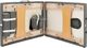 vidaXL Stół do masażu z 2 strefami, drewniana rama, antracyt, 186x68cm 7