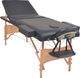 vidaXL Składany stół do masażu i stołek, trzyczęściowy, grubość 10 cm 3