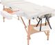 vidaXL Składany stół do masażu, trzyczęściowy, grubość 10 cm, biały 4