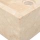 Umywalka vidaXL Umywalka, 45x30x12cm, marmurowa, kremowa (142773) 5