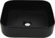 Umywalka vidaXL Ceramiczna umywalka kwadratowa, 38 x 38 x 13,5 cm, czarna 3