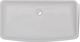 Umywalka vidaXL Umywalka z baterią mieszającą, ceramiczna, prostokątna, biała 5