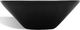Umywalka vidaXL Umywalka łazienkowa, ceramiczna, czarna, okrągła 4