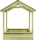 vidaXL Domek ogrodowy do zabawy z piaskownicą 120x110 cm (44907) 2