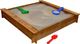 vidaXL Piaskownica z drewna 120x120 cm (41658) 2