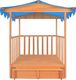 vidaXL Domek z piaskownicą UV50 130x130 cm (91795) 4