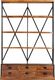 vidaXL Regał na książki z 4 półkami i 6 szufladami, 122 x 36 x 181 cm (284423) - 284423 4