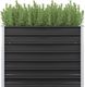 vidaXL Donica ogrodowa, antracytowa, 100x40x77 cm, galwanizowana stal 2