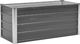 vidaXL Donica ogrodowa z galwanizowanej stali, 100x40x45 cm, szara 1