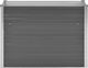 vidaXL Donica ogrodowa z galwanizowanej stali, 100x40x77 cm, szara 2