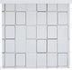 vidaXL Roleta prysznicowa Wzór w kwadraty 80 cm x 240 cm 3