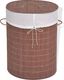 Kosz na pranie vidaXL brązowy (245580) 1