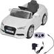 vidaXL Elektryczny samochód dla dzieci z pilotem Audi A3 białe 3